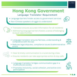 Translator required by Hong Kong govt